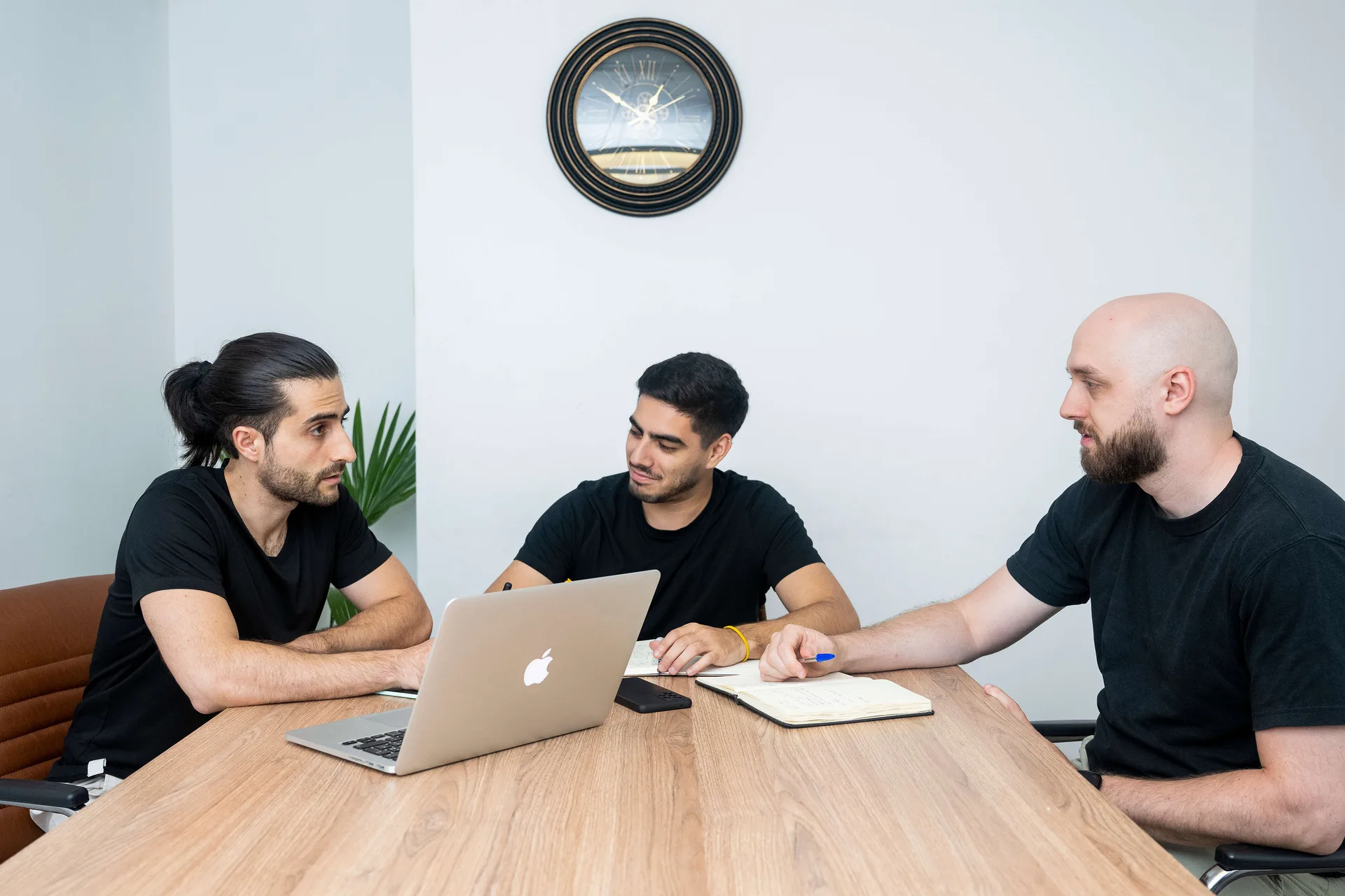 The Oaki Studio team in a working session